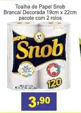 Calvo Atacadista Toalha de Papel Snob 19cm x 22cm oferta