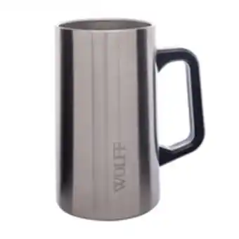 Novo Mundo Caneca para chopp/cerveja wolff aço inox 500ml oferta