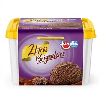 X Supermercados Sorvete de massa jundiá brigadeiro pote 2l oferta