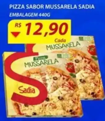 Pizza sabor Mussarela Sadia 440g