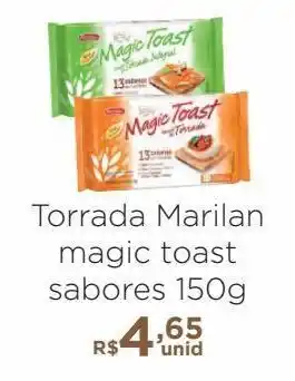Carone Torrada marilan magic toast sabores 150g oferta
