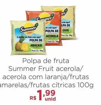 Polpa de fruta summer fruit 100g