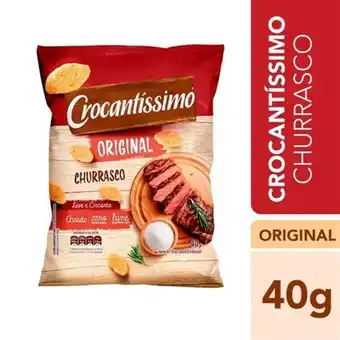 Salgadinho original churrasco crocantíssimo 40g