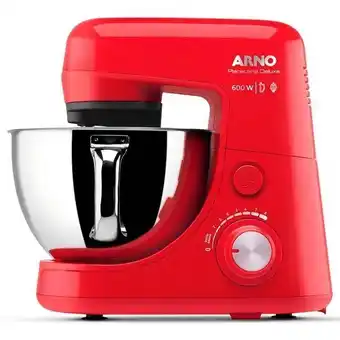 Batedeira planetaria 127v arno nova deluxe vermelho