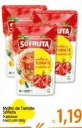 Atacadão Molho de Tomate Sofruta 300g oferta