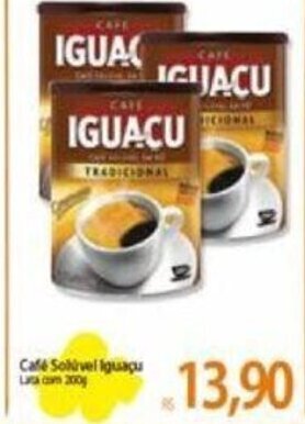 Atacadão Café Soluvel Iguacu 200g oferta