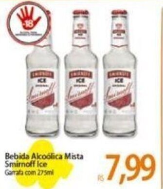 Atacadão Bebida Alcoolica Mista Smirnoff Ice 275ml oferta