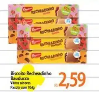 Atacadão Biscoito Recheado Bauducco 104g oferta