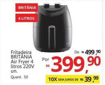 Supermercados Koch Fritadeira britânia air fryer 4 litros 220v oferta