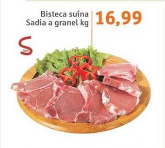 Sonda Bisteca suína sadia a granel kg oferta