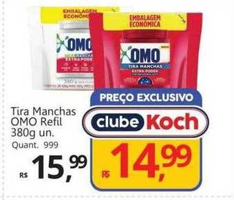 Supermercados Koch Tira manchas omo refil oferta