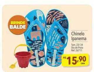 Supermercados Condor Chinelo ipanema oferta