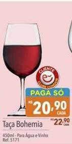 Supermercados Condor Taça bohemia 450ml oferta