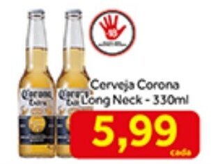 Shibata Supermercados Cerveja Corona Long Neck 330ml oferta