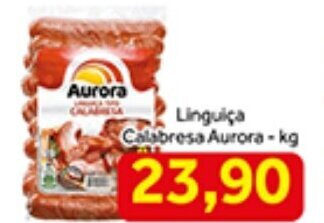 Shibata Supermercados Linguiça Calabresa Aurora 1kg oferta