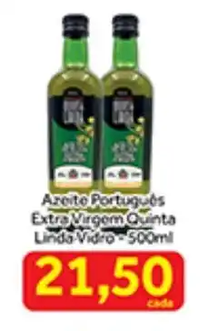 Shibata Supermercados Azeite Portugues Extra Virgem Quinta Linda Vidro 500ml oferta