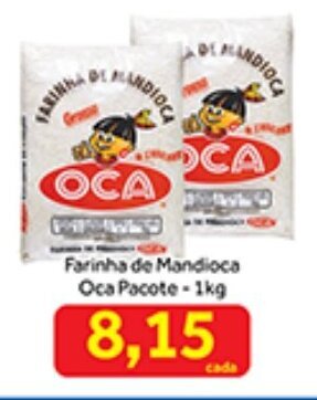 farinha de Mandioca Oca Pacote 1kg
