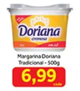 Shibata Supermercados Margarina Doriana Tradicional 500g oferta