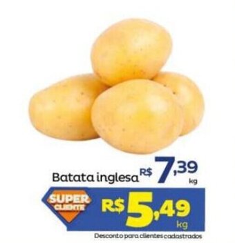 Super Lagoa Batata Inglesa 1kg oferta