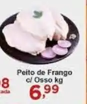 Rossi Supermercado Peito de Frango c/ Osso 1kg oferta