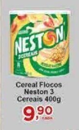 Rossi Supermercado Cereal Flocos Neston 3 Cereais 400g oferta