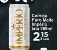 Rossi Supermercado Cerveja Puro Malte Imperio lata 269ml oferta
