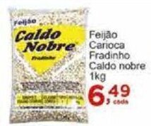 Rossi Supermercado Feijão carioca Fradinho Caldo Nobre 1kg oferta