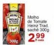 Rossi Supermercado Molho de Tomate Heinz Trad. sache 300g oferta