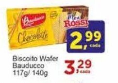 Rossi Supermercado Biscoito Wafer Bauducco 117g/140g oferta