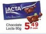 Rossi Supermercado Chocolate Lacta 80g oferta