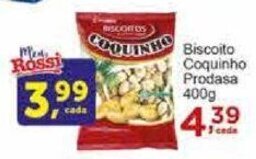 Rossi Supermercado Biscoito Coquinho Prodasa 400g oferta