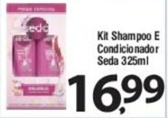 O Boticário Kit Shampoo e Condicionador Seda 325ml oferta