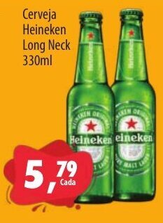 Paulistão Supermercados Cerveja Heineken Long Neck 330ml oferta
