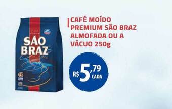 Extrabom Supermercados Café Moído Premium São Braz Almofada Ou A Vácuo 250g oferta