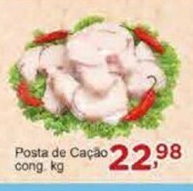 Rossi Supermercado Posta de Cação cong. 1kg oferta