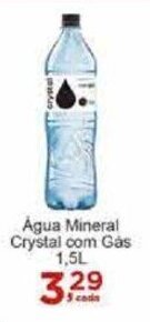 Rossi Supermercado Água Mineral Crystal com gás 1.5L oferta