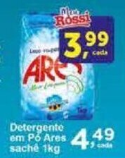 Rossi Supermercado Detergente em pó Ares saché 1kg oferta