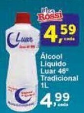 Rossi Supermercado Álcool Liquido Luar 46 Tradicional 1L oferta
