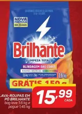 GBarbosa Lava roupa em pó brilhante 1.6kg oferta