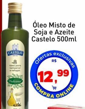 Tonin Superatacado Óleo misto de soja e azeite castelo 500ml oferta