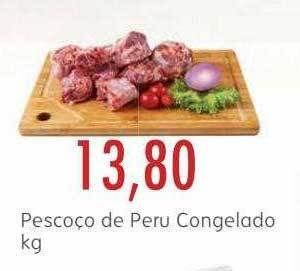 Pescoço de peru congelado