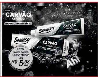 Epa Creme dental sorriso carvão ativado oferta