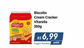 Biscoito cream cracker vitarella