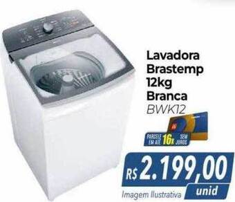 Hiper Moreira Lavadora brastemp 12kg branca oferta