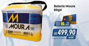 Hiper Moreira Bateria moura 60gd oferta