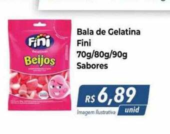 Hiper Moreira Bala de gelatina fini sabores oferta