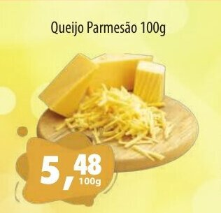 Paulistão Supermercados Queijo Parmesão 100g oferta