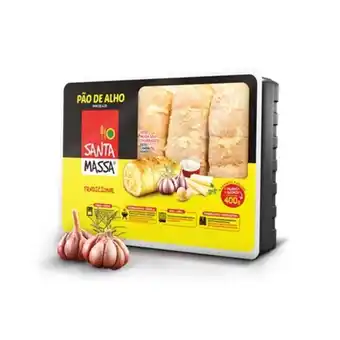 Pão de alho santa massa tradicional pacote 400g