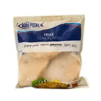Supermercados Paraná Posta de cação congelada bom peixe embalagem 800g oferta