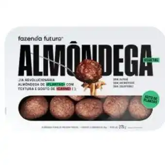 Covabra Supermercados Almôndega fazenda futuro vegano 275g oferta